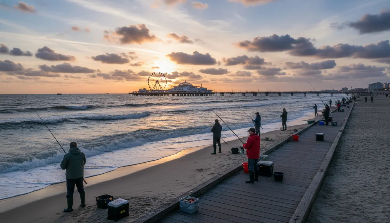 Vissen op Scheveningen