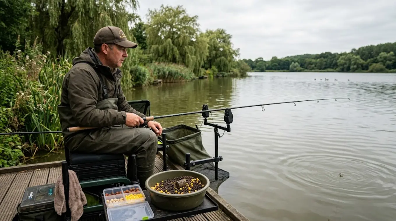 Feeder Vissen op Karper