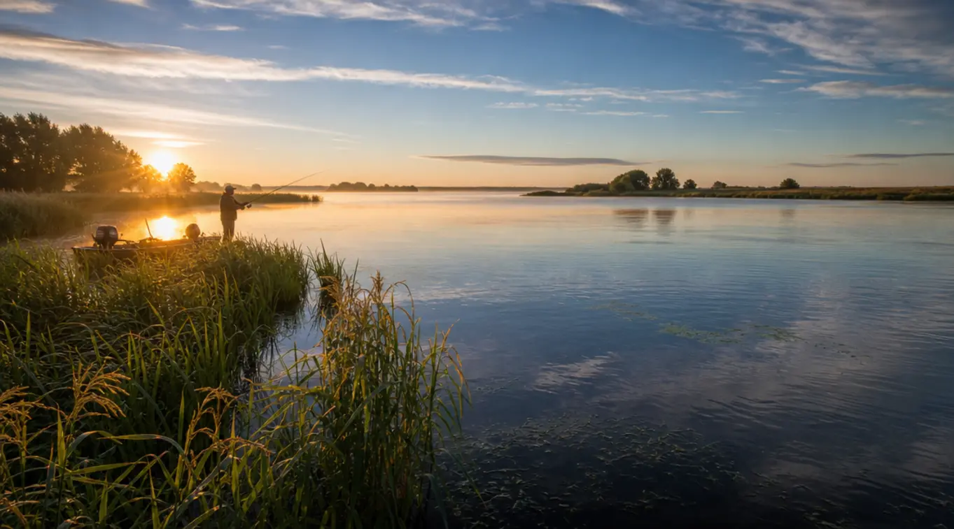 Vissen op het Haringvliet