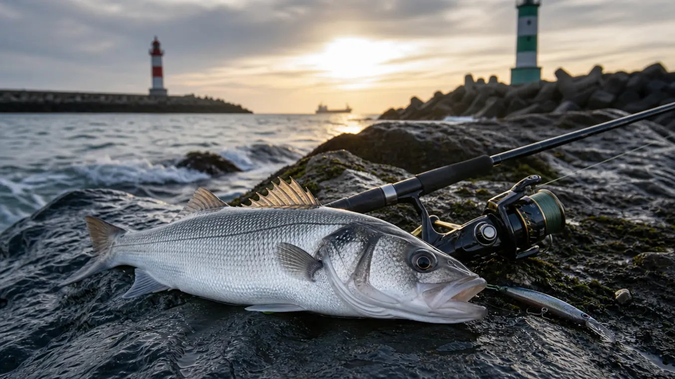 Vissen op Zeebaars IJmuiden