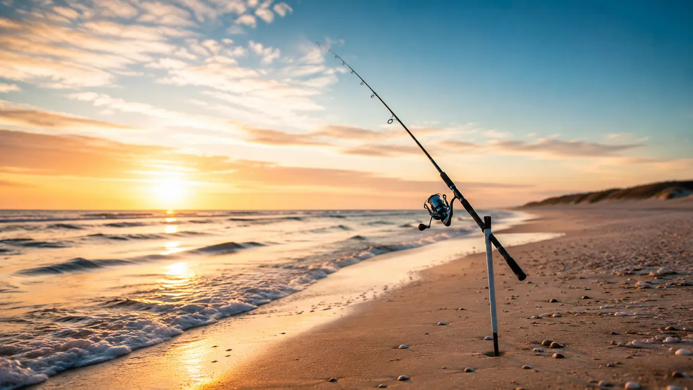 Vissen op Strand