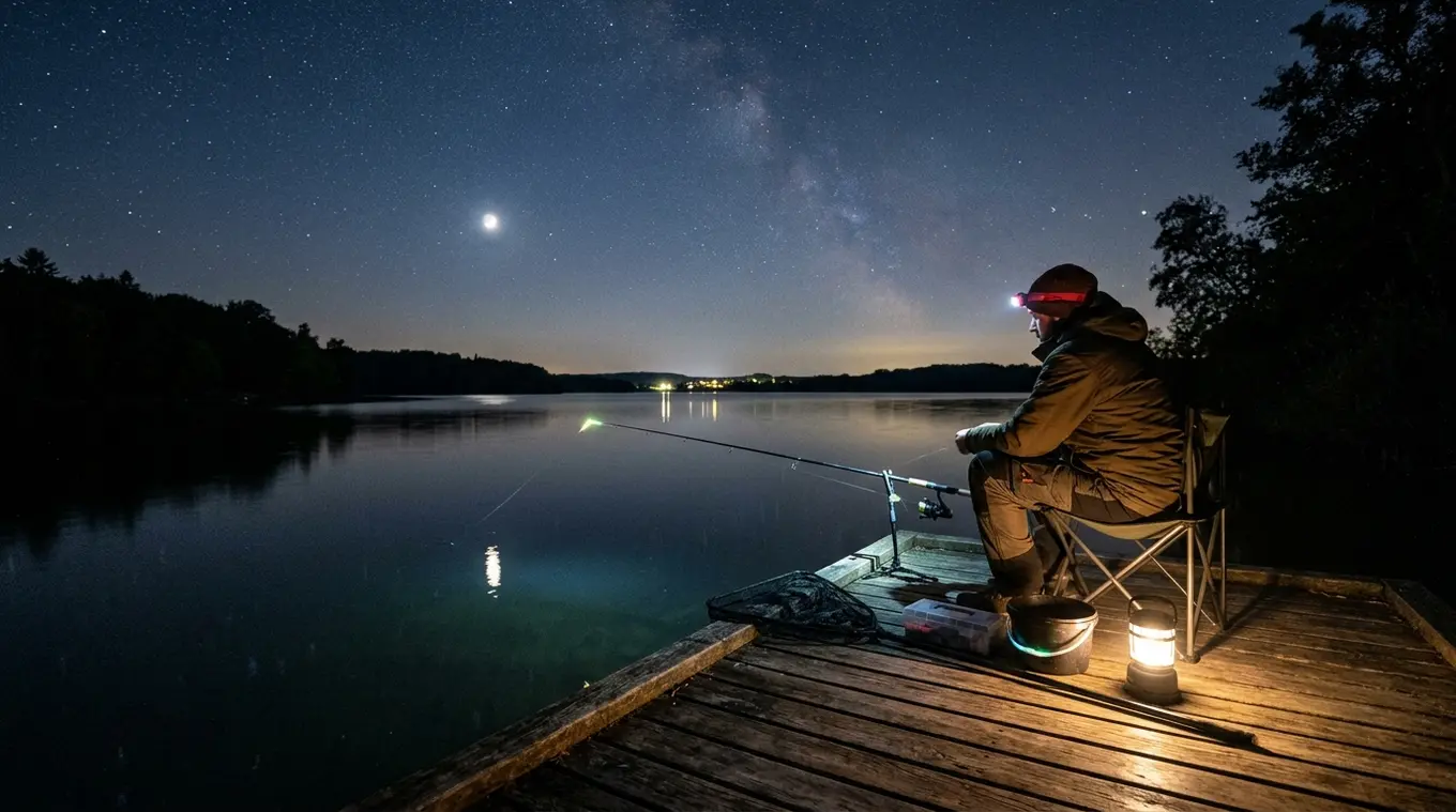 Lac de Madine nachtvissen